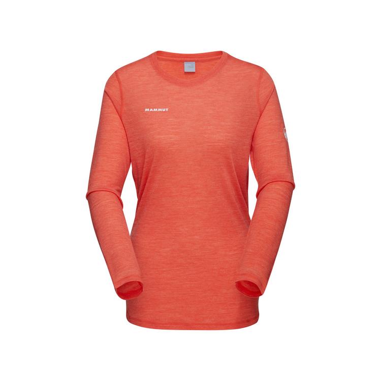 Mammut Mammut Tree Wool Langarmshirt Damen - peach melange - 0 | SportScheck