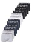 FILA Basic Unterhose Herren - Black-White-Navy-Grey