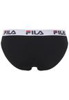 FILA Logo Funktionsunterhose Damen - BLACK WHITE NAVY GREY RED