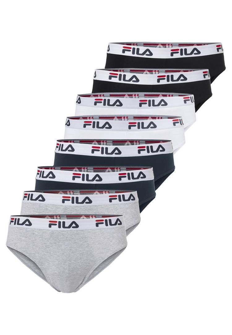 FILA FILA 8er-Pack Unterhose Herren - Black-White-Navy-Grey - 0 | SportScheck