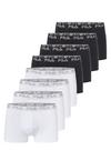 FILA Logo Unterhose Herren - Black-White