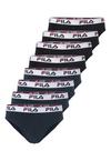 FILA 8er-Pack Unterhose Herren - Black-Navy