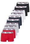 FILA Unterhose Herren - Black-White-Navy-Grey-Red
