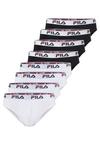 FILA 8er-Pack Unterhose Herren - Black-White
