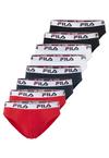 FILA 8er-Pack Unterhose Herren - Black-White-Navy-Red