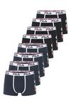 FILA Logo Unterhose Herren - Black-Navy
