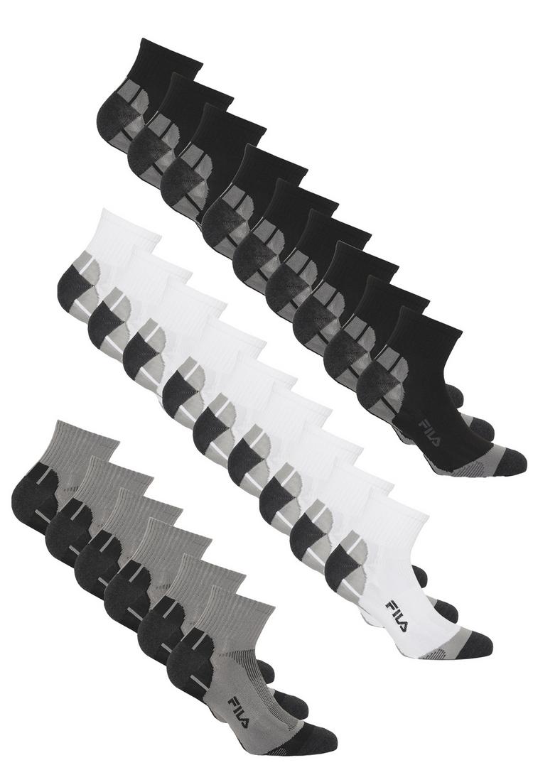 FILA FILA 24er-Pack Socken - Black-White-Grey - 0 | SportScheck