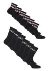 FILA Crew- und Sneaker Socken - BLACK