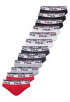 FILA Logo Funktionsunterhose Damen - Black-White-Navy-Grey-Red