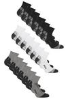FILA 18er-Pack Socken - Black-White-Grey