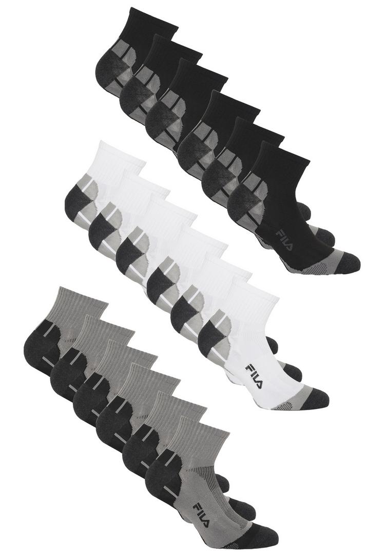 FILA FILA 18er-Pack Socken - Black-White-Grey - 0 | SportScheck