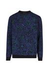 Cleptomanicx Scribbles Strickpullover Herren - Black