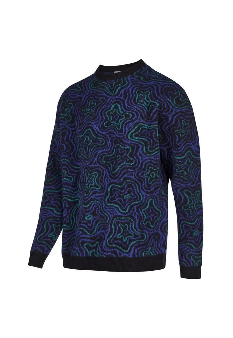 Cleptomanicx Cleptomanicx Scribbles Strickpullover Herren - Black - 0 | SportScheck