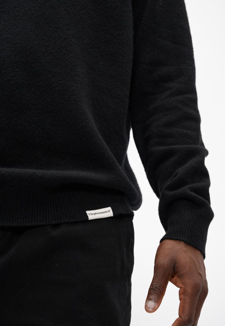Cleptomanicx Cleptomanicx Soft Strickpullover Herren - Black - 2 | SportScheck