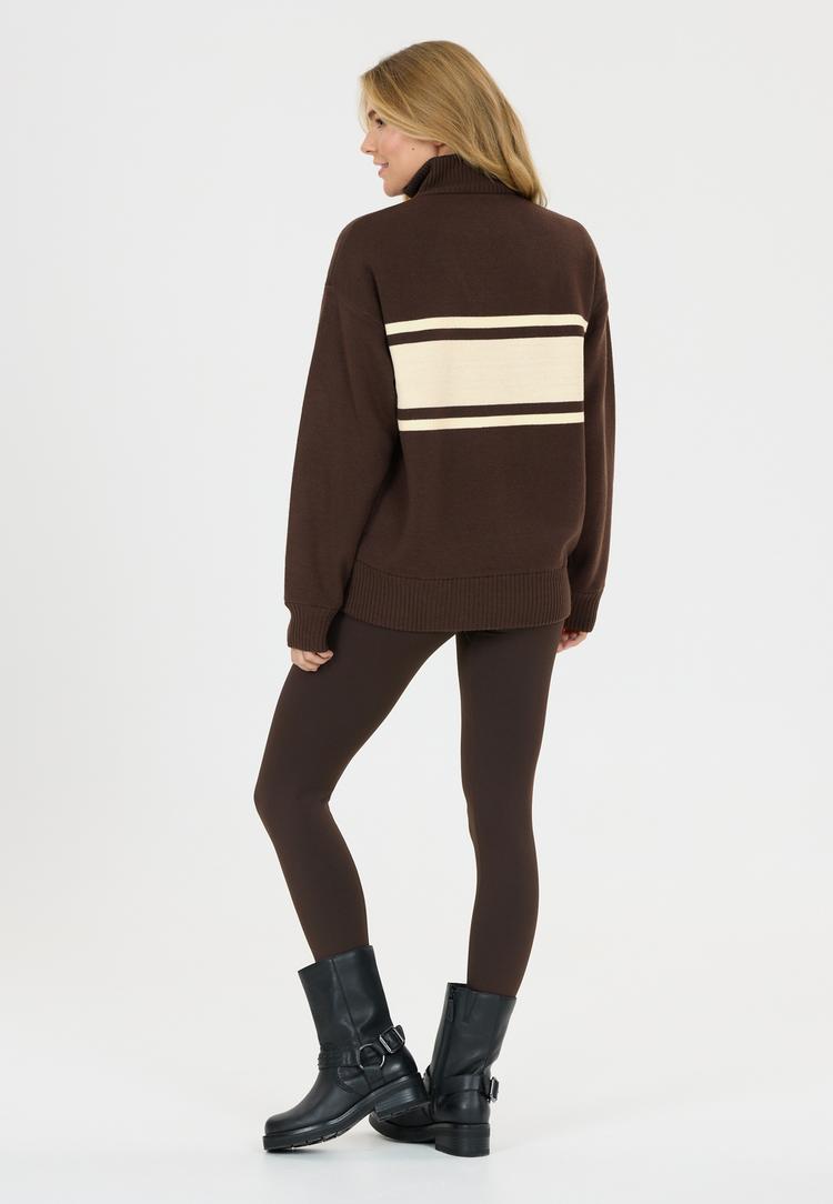 Athlecia Athlecia Yiruma Funktionssweatshirt Damen - 1294 Chocolate Torte - 3 | SportScheck