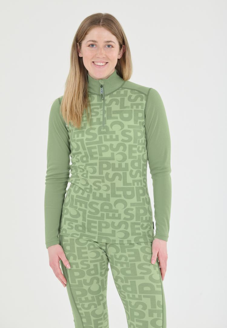 SLOPE SLOPE Rei Skishirt Damen - 3144 Smoke Green - 1 | SportScheck