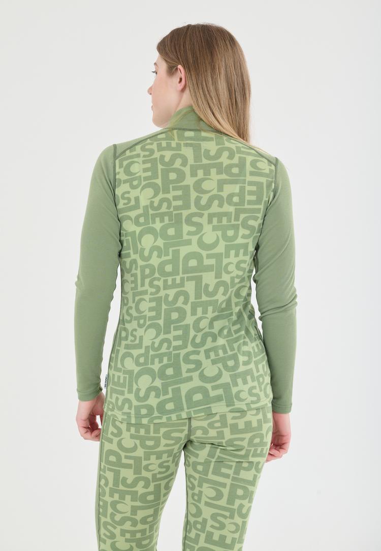 SLOPE SLOPE Rei Skishirt Damen - 3144 Smoke Green - 3 | SportScheck