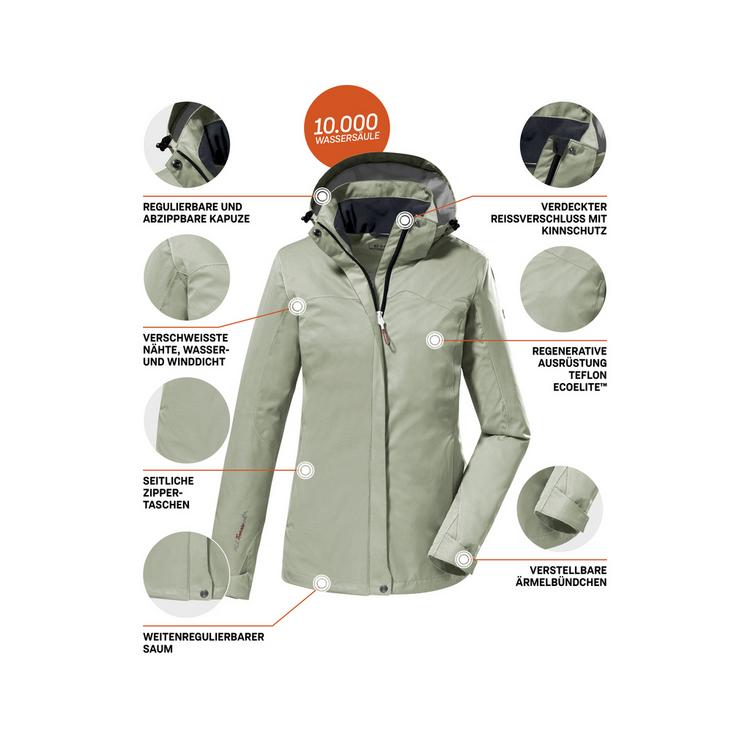 KILLTEC KILLTEC KOS 133 Softshelljacke Damen - Gr&uuml;n2046 - 9 | SportScheck
