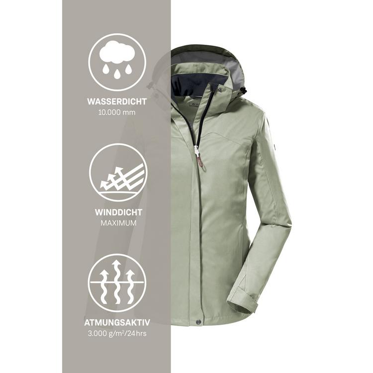 KILLTEC KILLTEC KOS 133 Softshelljacke Damen - Gr&uuml;n2046 - 10 | SportScheck