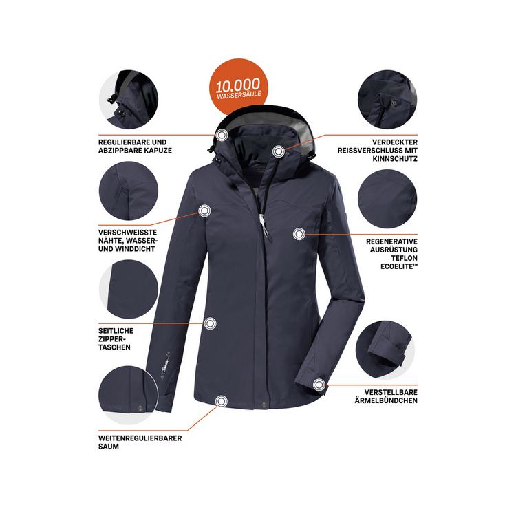 KILLTEC KILLTEC KOS 133 Softshelljacke Damen - Blau3023 - 9 | SportScheck
