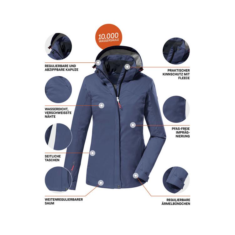 KILLTEC KILLTEC KOS 133 Softshelljacke Damen - Blau3032 - 11 | SportScheck
