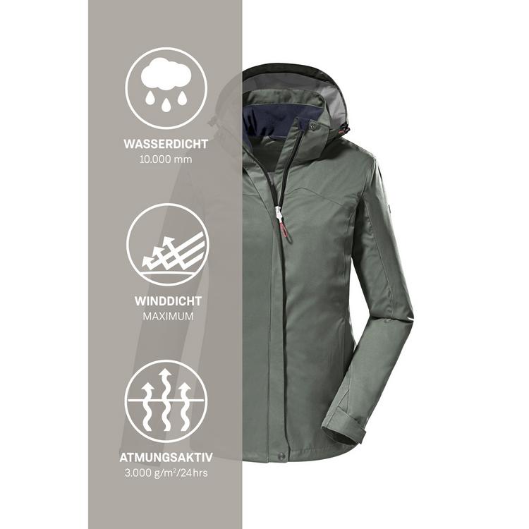 KILLTEC KILLTEC KOS 133 Softshelljacke Damen - Gr&uuml;n2044 - 10 | SportScheck