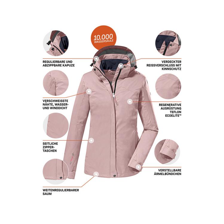 KILLTEC KILLTEC KOS 133 Softshelljacke Damen - Rose4037 - 9 | SportScheck