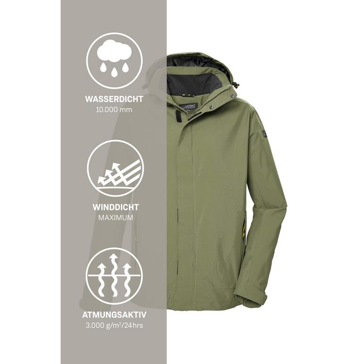 KILLTEC KILLTEC KOS 87 Funktionsjacke Herren - Gr&uuml;n2087 - 4 | SportScheck