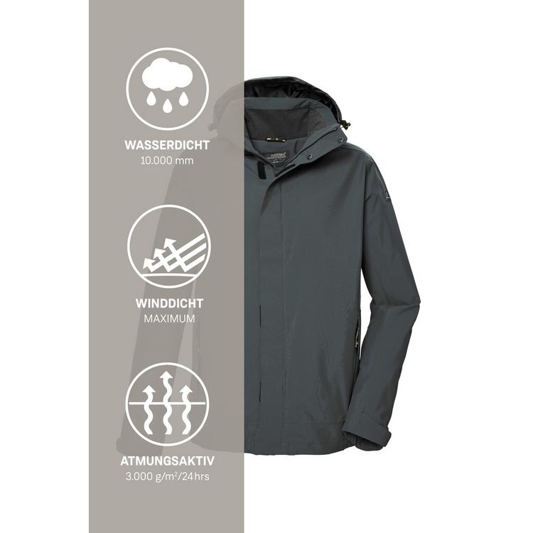 KILLTEC KILLTEC KOS 87 Funktionsjacke Herren - Gr&uuml;n208 - 4 | SportScheck