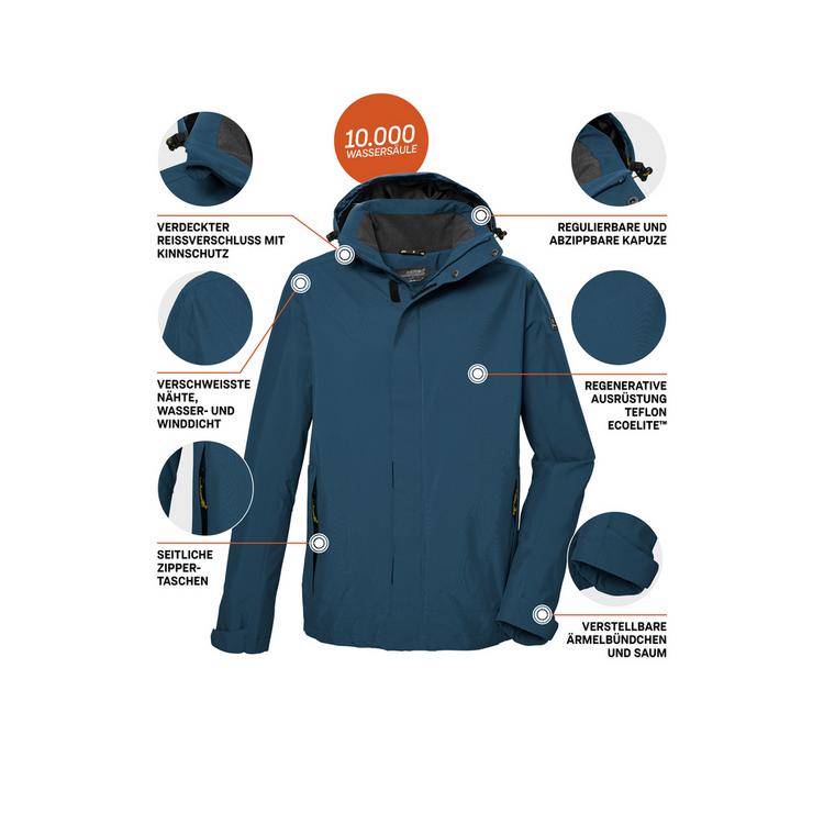 KILLTEC KILLTEC KOS 87 Funktionsjacke Herren - Blau3048 - 3 | SportScheck