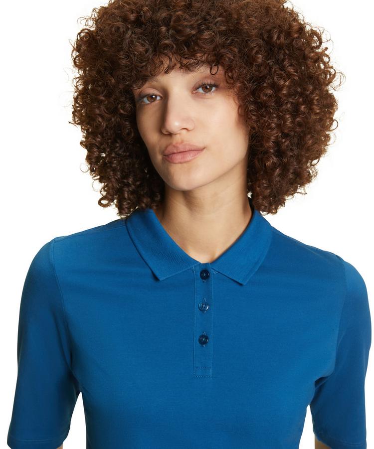 Falke Falke Pique Polo Poloshirt Damen - migblue (6317) - 4 | SportScheck