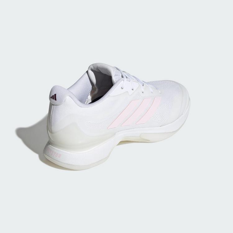 adidas adidas Avacourt 3 Tennisschuh Tennisschuhe Damen - Cloud White / Distilled Pink / Maroon - 4 | SportScheck