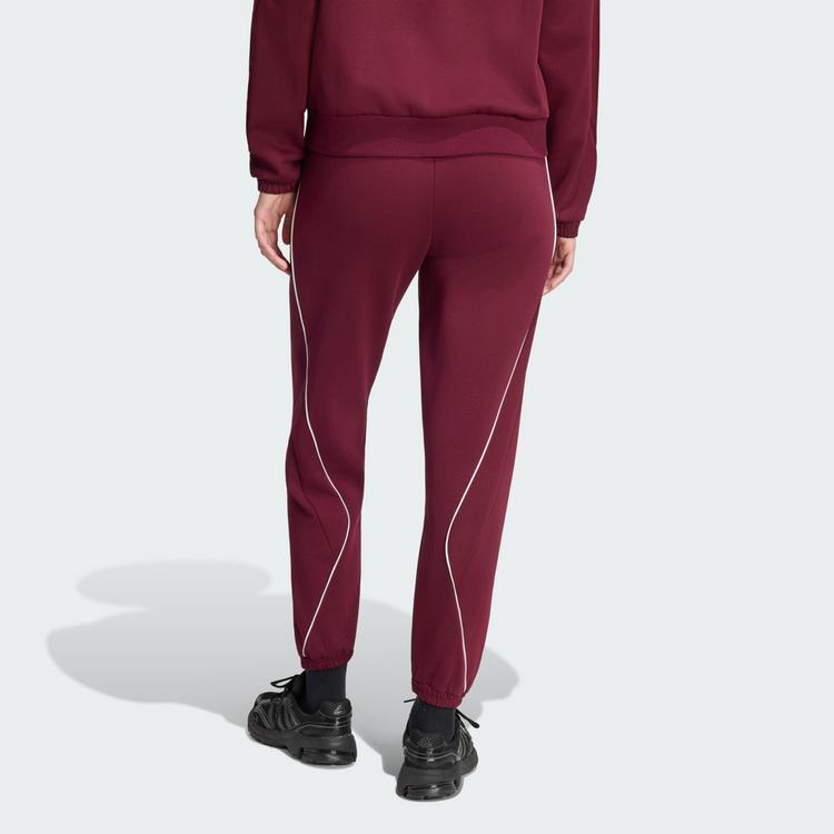 adidas adidas STADIUM HOSE, KLEINES LOGO Freizeithose Damen - Maroon - 1 | SportScheck
