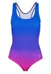 BECO BEERMANN Maxpower &ndash; Gradient Dots Badeanzug Damen - blau-pink