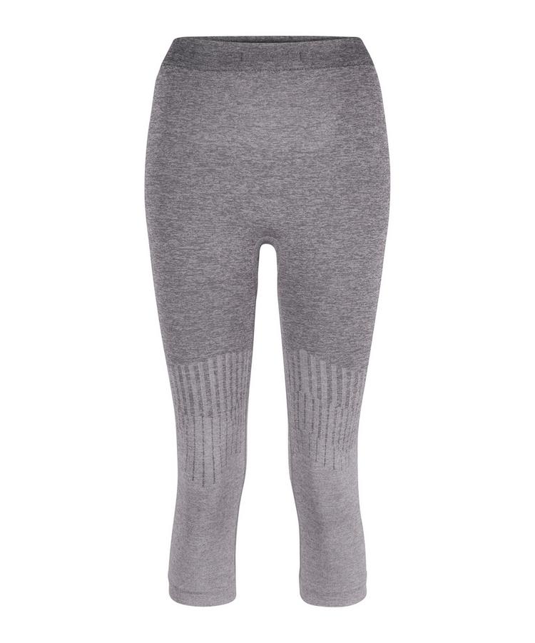 Falke Falke Baselayer-  Warm Series 3/4 Tights Trend Leggings Damen - dark grey -heather (3278) - 0 | SportScheck