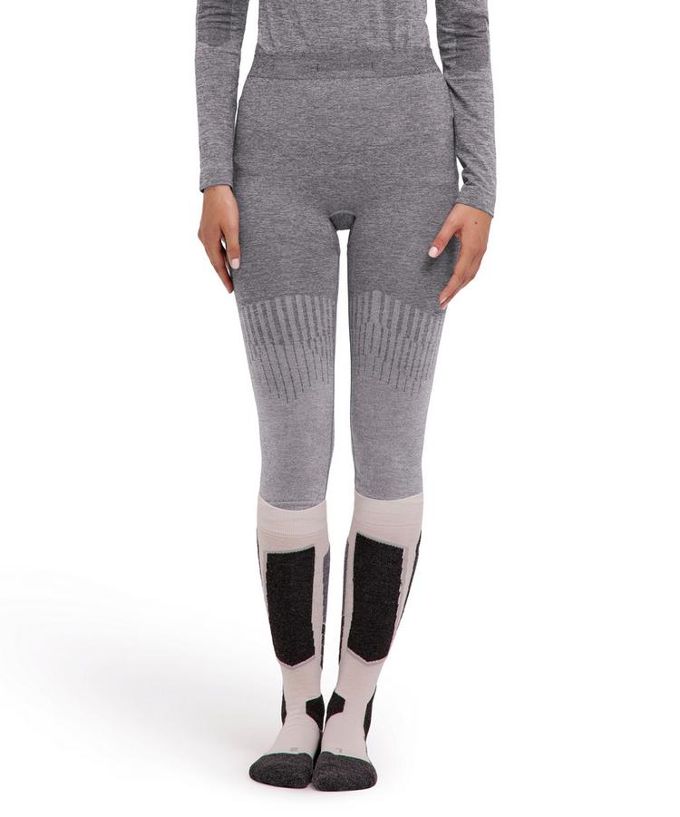 Falke Falke Baselayer-  Warm Series 3/4 Tights Trend Leggings Damen - dark grey -heather (3278) - 0 | SportScheck