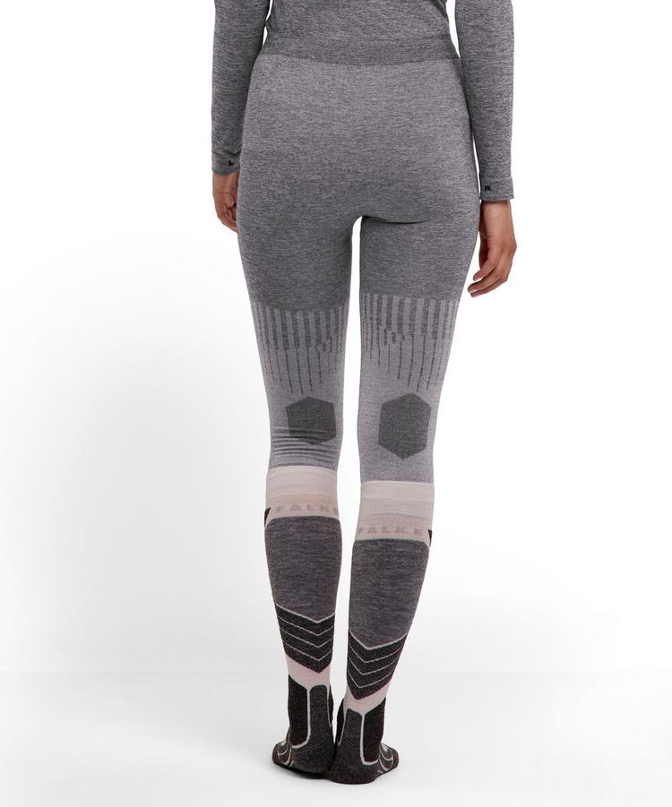 Falke Falke Baselayer-  Warm Series 3/4 Tights Trend Leggings Damen - dark grey -heather (3278) - 0 | SportScheck
