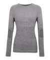 Falke Baselayer- Warm Series Funktionsshirt Damen - dark grey -heather (3278)