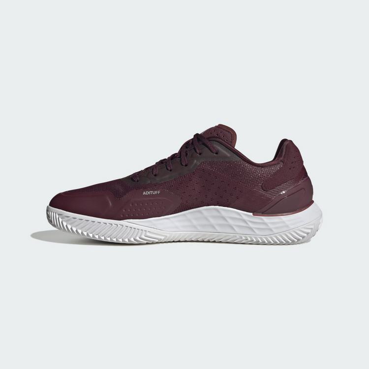 adidas adidas Defiant Speed 2 Clay Tennisschuh Tennisschuhe Herren - Maroon / Cloud White / Tech Grey Metallic - 5 | SportScheck