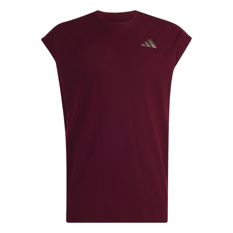 adidas adidas TENNIS CLIMACOOL+ OVERSIZE-T-SHIRT, Tanktop Herren - Maroon - 0 | SportScheck