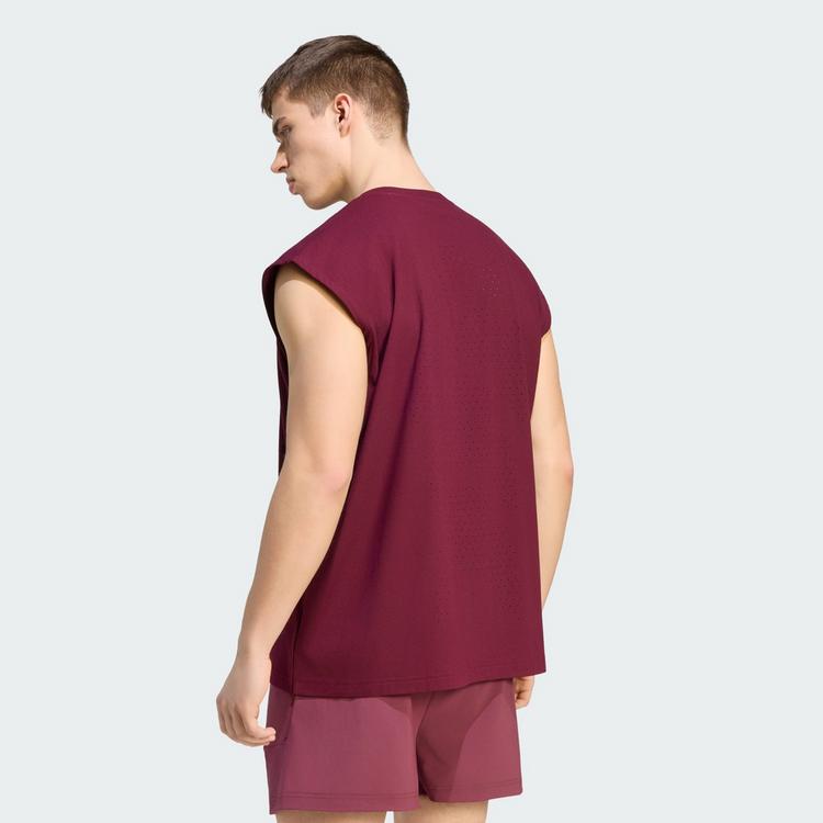 adidas adidas TENNIS CLIMACOOL+ OVERSIZE-T-SHIRT, Tanktop Herren - Maroon - 1 | SportScheck