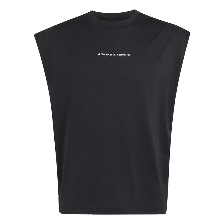 adidas adidas TENNIS CULTURE T-SHIRT, GRAFIK Tanktop Herren - Black - 0 | SportScheck