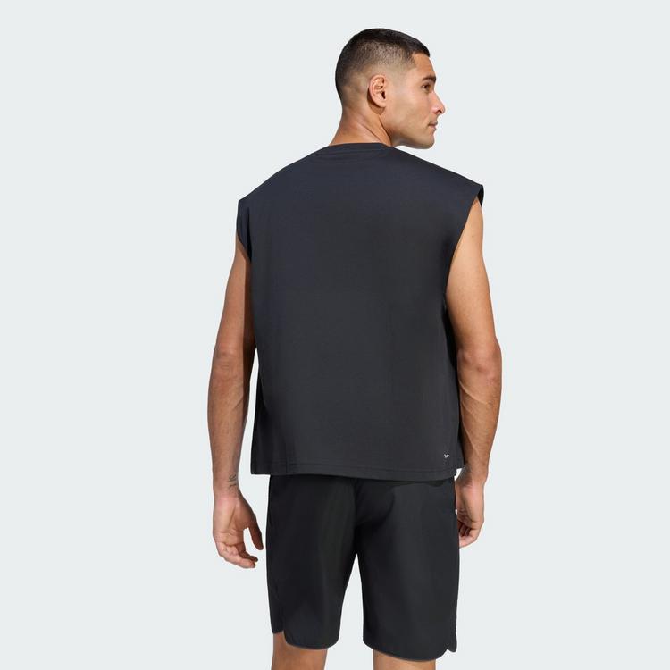 adidas adidas TENNIS CULTURE T-SHIRT, GRAFIK Tanktop Herren - Black - 1 | SportScheck