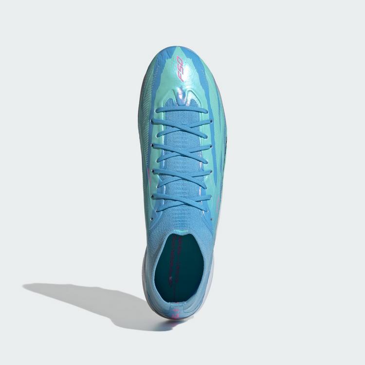 adidas adidas F50 Sparkfusion Elite Mid-Cut Fu&szlig;ballschuhe Damen - Semi Blue Burst / Cloud White / Lucid Pink - 0 | SportScheck