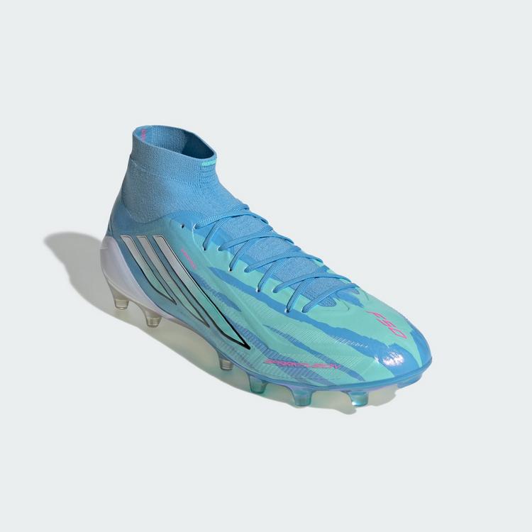 adidas adidas F50 Sparkfusion Elite Mid-Cut Fu&szlig;ballschuhe Damen - Semi Blue Burst / Cloud White / Lucid Pink - 2 | SportScheck