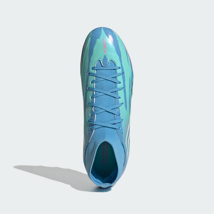 adidas adidas F50 Sparkfusion League Mid-Cut Fu&szlig;ballschuhe Damen - Semi Blue Burst / Cloud White / Lucid Pink - 0 | SportScheck
