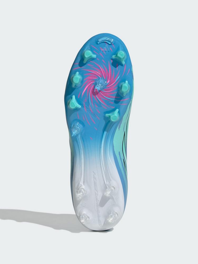 adidas adidas F50 Sparkfusion League Mid-Cut Fu&szlig;ballschuhe Damen - Semi Blue Burst / Cloud White / Lucid Pink - 1 | SportScheck