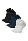 DANISH ENDURANCE Aero Cycling Low-Cut Socken - black/navy/white