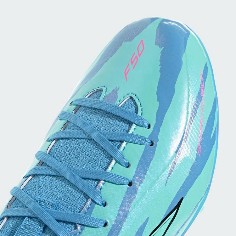 adidas adidas F50 Sparkfusion League Kids Mid-Cut Fu&szlig;ballschuhe Kinder - Semi Blue Burst / Cloud White / Lucid Pink - 6 | SportScheck