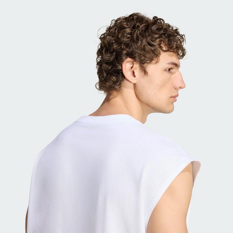adidas adidas TENNIS CULTURE T-SHIRT, GRAFIK Tanktop Herren - White - 1 | SportScheck